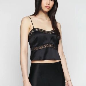 Reformation Lane Silk Top Size 2
